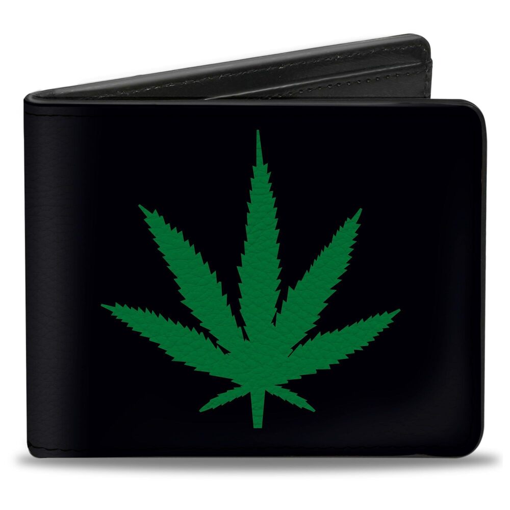 8510 Bifold Wallet Weed, 4.0" x 3.5"